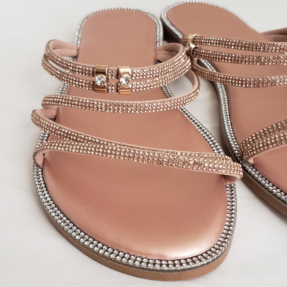 Sparkly Rhinestone Sandals - Picture 13 of 16